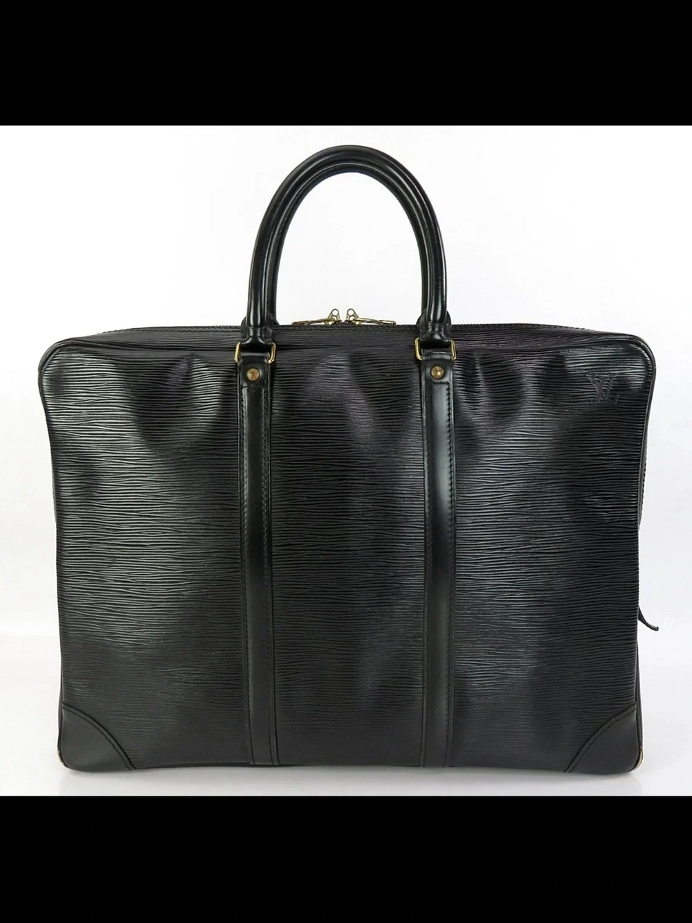 Louis Vuitton Black Epi Leather Top-Handle Briefcase